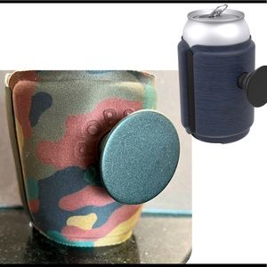 NWT PopSocket Camo Can/Cup Holder